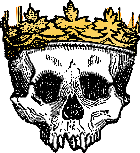 skull with crown